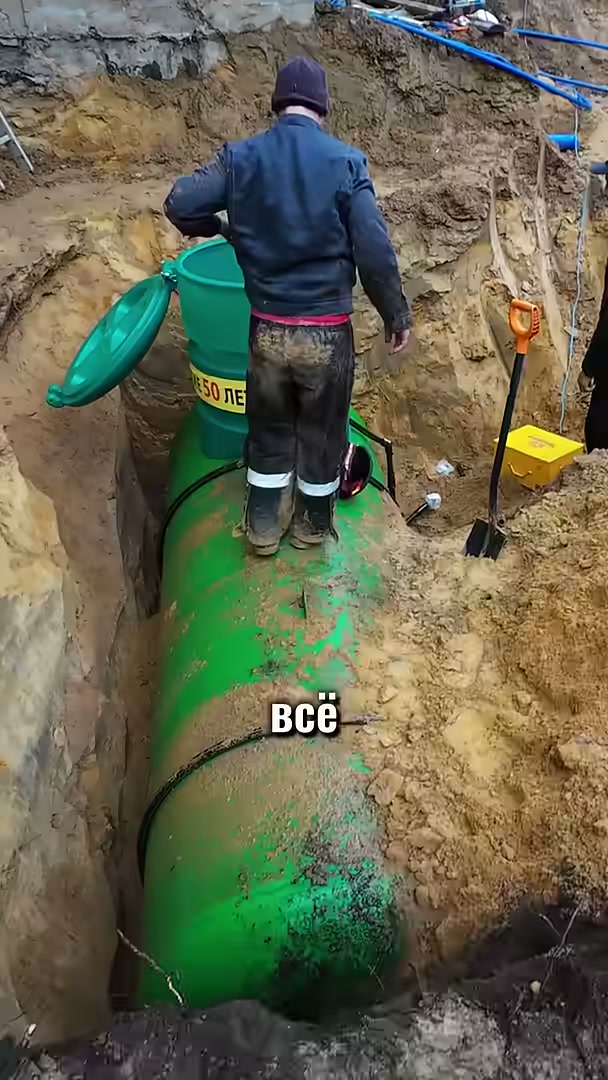 Готовое соединение ПНД-трубы после охлаждения